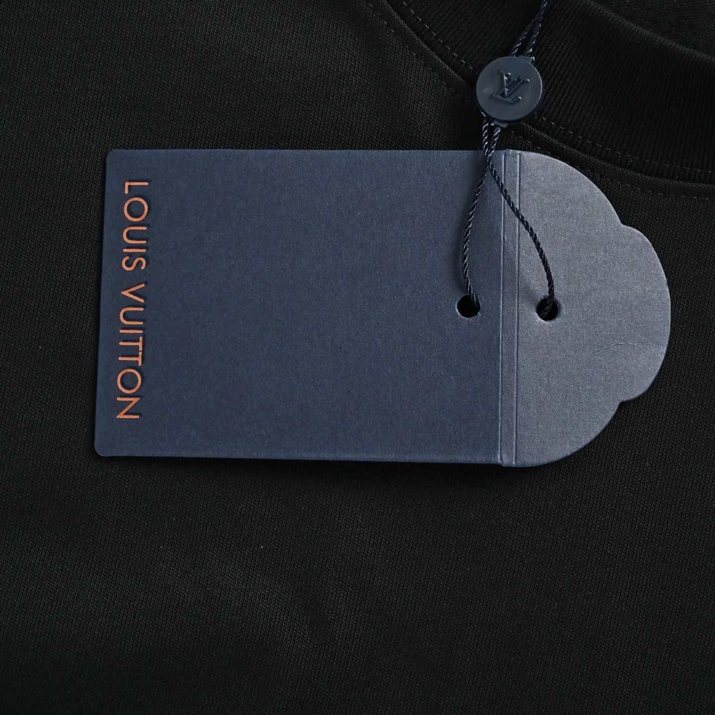Louis Vuitton/Louis Vuitton three-flower large patch embroidered round neck short sleeves on the back